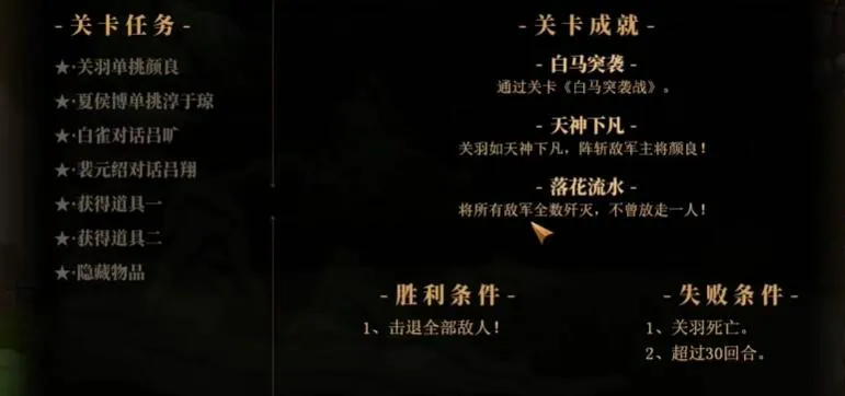 建安外史白马突袭战怎么过 建安外史白马突袭战速通攻略